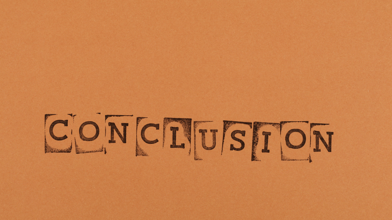 conclusionのスタンプ