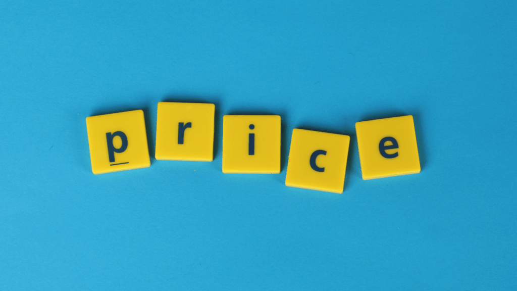 pricesと書かれたブロック