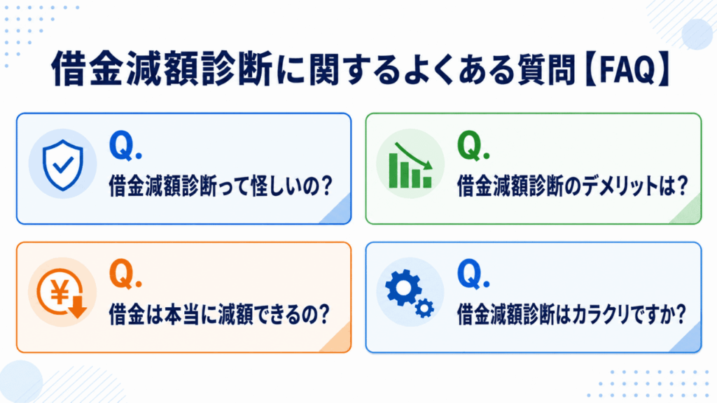借金減額診断に関するよくある質問