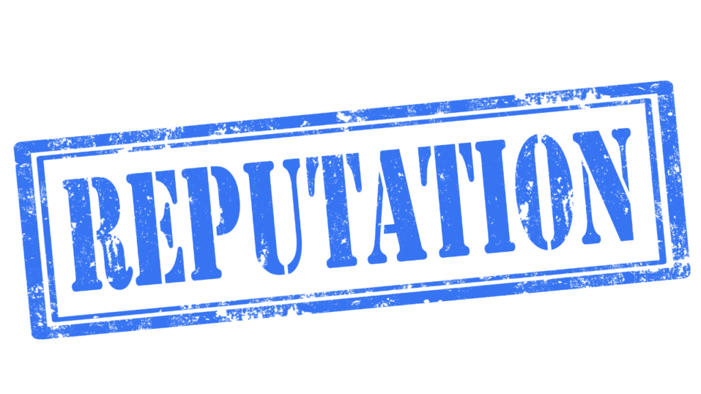 reputationの文字