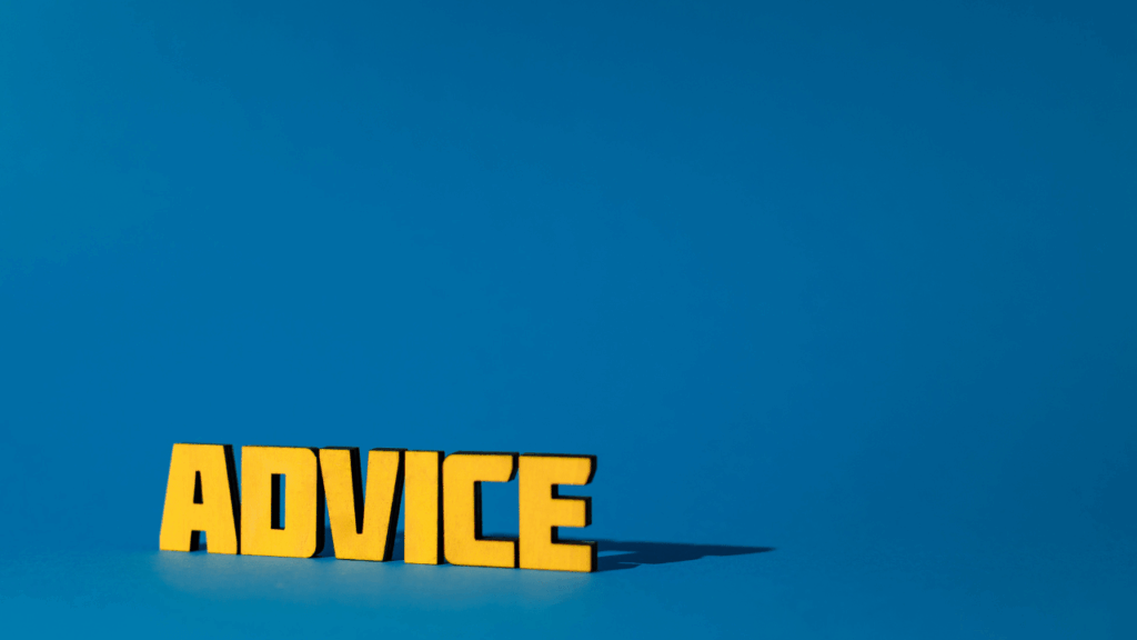 adviceの文字
